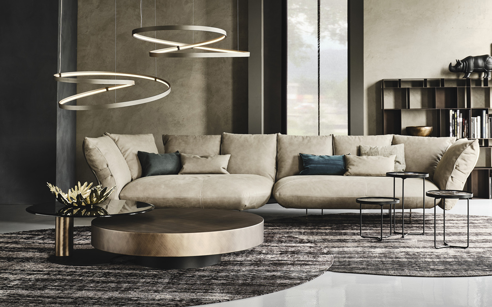ARENA coffee table Cattelan Italia Arena - Swivel Bond Coffee Table In Lacquered